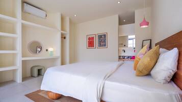 2 chambres, bureau, Wi-Fi gratuit, draps fournis