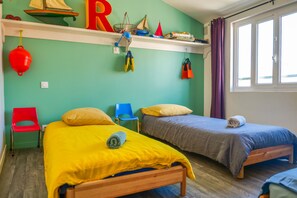 2 chambres, Wi-Fi gratuit, draps fournis
