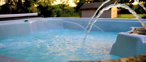 Idromassaggio all'aperto