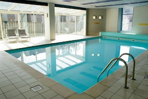 Indoor pool, a heated pool