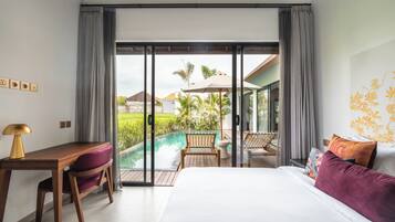 Deluxe Villa, 3 Bedrooms, Private Pool, Pool View | View from room
