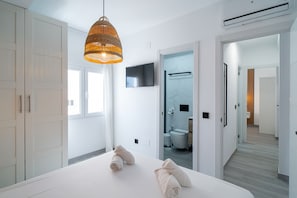 2 chambres, fer et planche Ă repasser, Wi-Fi gratuit, draps fournis