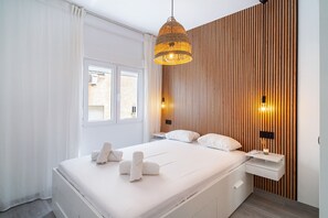 2 makuuhuonetta, silitysrauta/-lauta, ilmainen Wi-Fi, vuodevaatteet