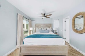 3 bedrooms, iron/ironing board, travel cot, WiFi