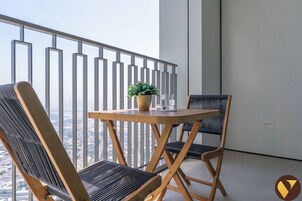 Luxury Apartment, City View | Balcony