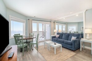 TV, offices - Beachside 214 & 220 - Offering TWO Luxury Condos on the Beach (Traverse City)
