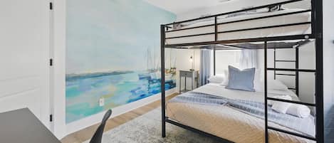 5 Schlafzimmer, Schreibtisch, Bügeleisen/Bügelbrett, WLAN