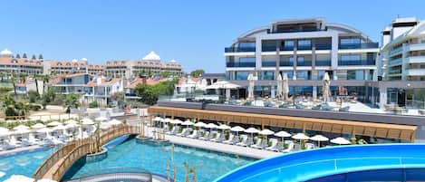 Indoor pool, outdoor pool