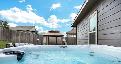 Modern Hot Tub Escape | Yard BBQ Pets Games WiFi