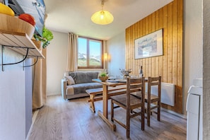 Exclusive Apartment, Balcony, Mountain View | Living area - The Joker (Les Belleville)