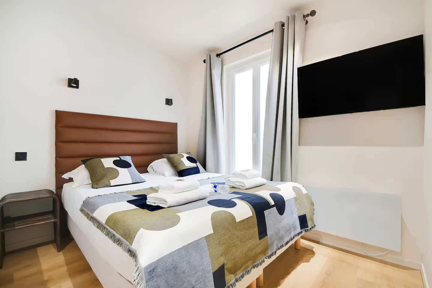 3 chambres, bureau, fer et planche à repasser, Wi-Fi