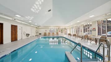 Indoor pool, a heated pool