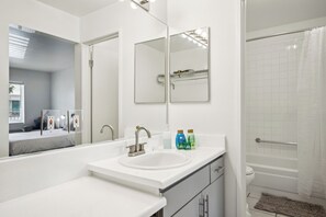 Hair dryer, towels