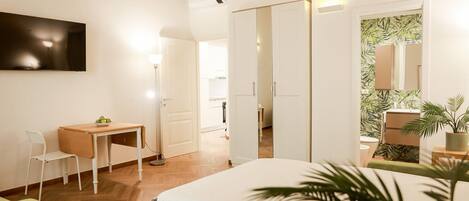 1 室のベッドルーム、WiFi、ベッドシーツ