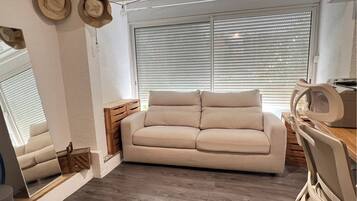 TV connectée, cheminée, baby-foot, table de tennis de table