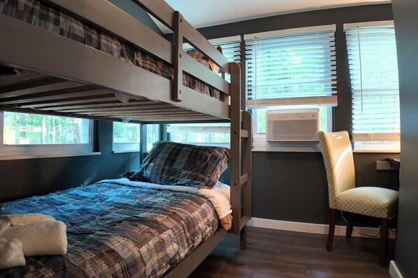 2 habitaciones, escritorio, wifi gratis y ropa de cama 