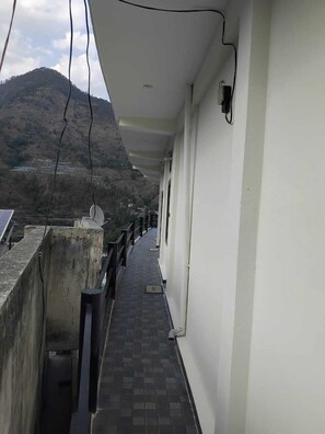 Blick vom Balkon
