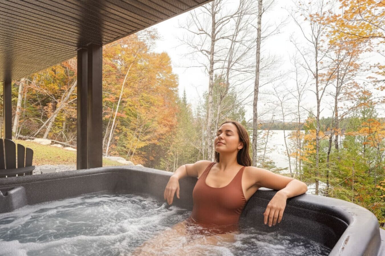 Bain à remous extérieur