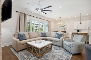 Smart TV - 23 Bradley Circle @ Bradley Beach | Ocean-View Deck | Private Heated Pool | Sleeps 20 (Hilton Head Island)