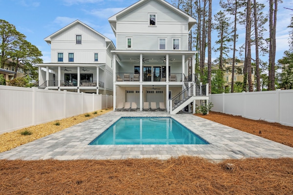 HOST & HOME presents… 23 Bradley Circle. Discover luxury at its finest in this stunning beach retreat just a 5-min walk from the sand in Bradley Beach