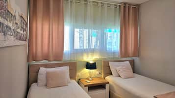 Family Apartment, 2 Bedrooms (Olive Tree Apartment) | 2 bedrooms, laptop workspace, iron/ironing board, free WiFi