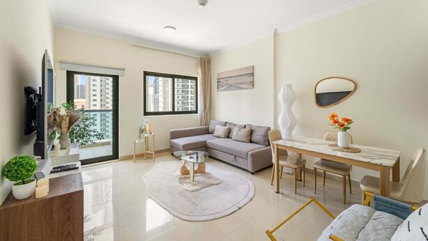 Apartment | 1 bedroom, Internet - Luxury Marina Living With Pool Gym Near the Beach (Dubai)