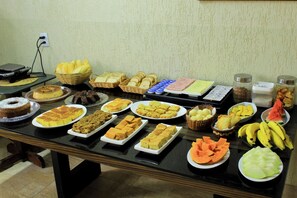 Frokostbuffé er inkludert hver dag