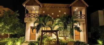 Furnished 3 BHK villa with infinity swimming pool, restaurant and game zone.
