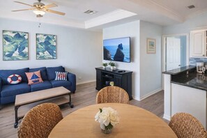 Living area - Cora Lee Beachview 2 Bedroom Condo (South Padre Island)
