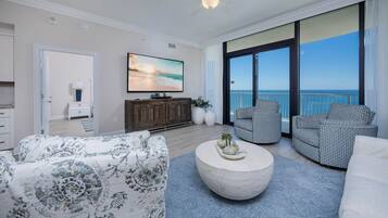 Appart'hôtel, 3 chambres | Coin séjour