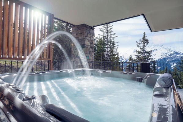 Appartement n°4 | Outdoor spa tub