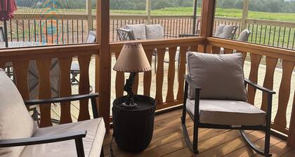 Seven Mtn Vista FirePit Hammock Deck Private