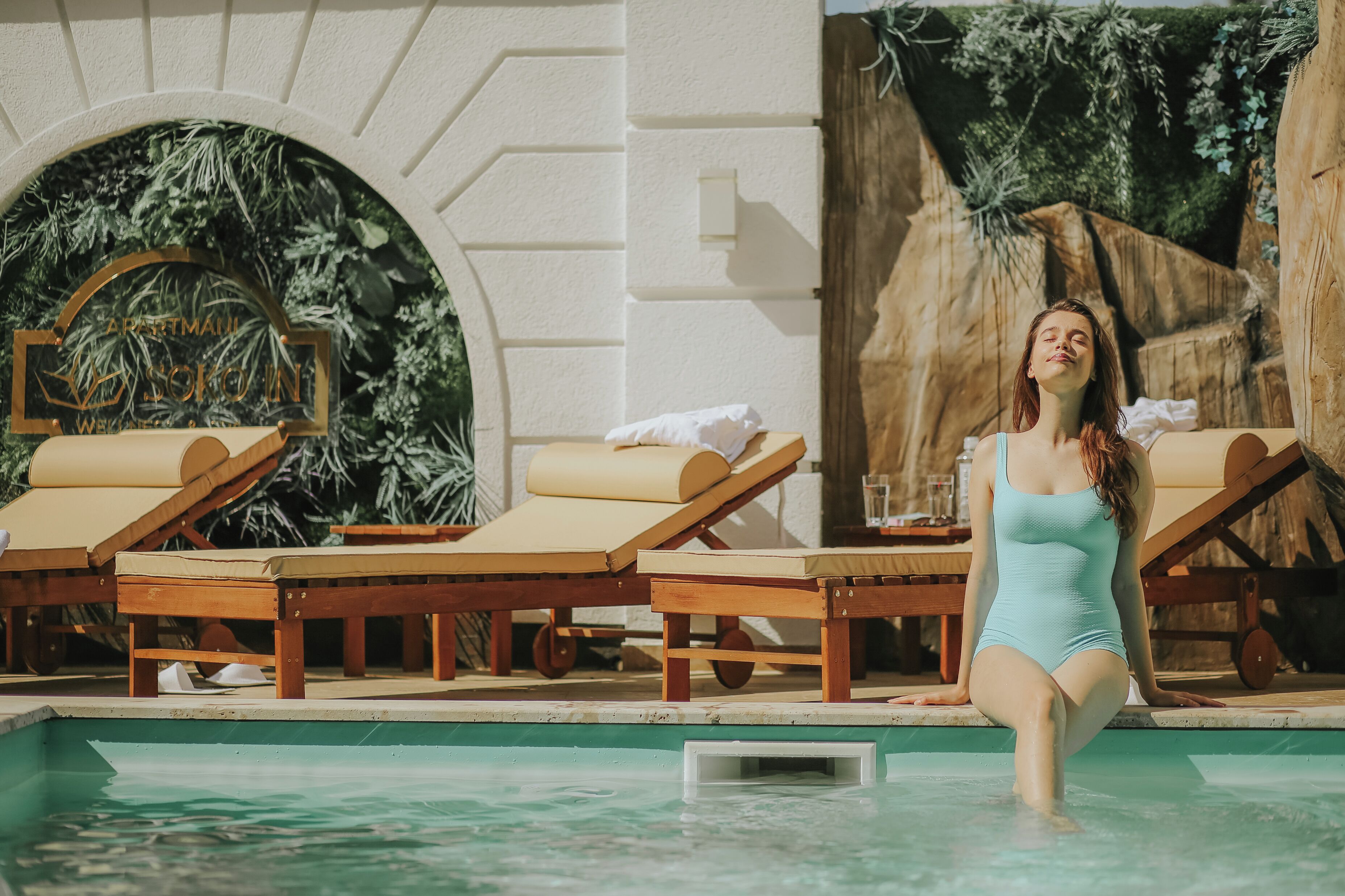 Seasonal outdoor pool