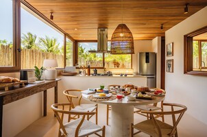 Family Villa | Private kitchen | Full-size fridge, oven, stovetop, espresso maker