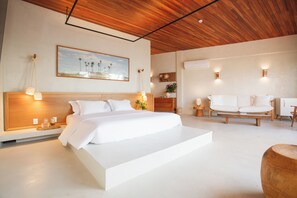 豪華套房, 海灘景 | 1 間睡房、高級寢具、羽絨被、特厚豪華床墊