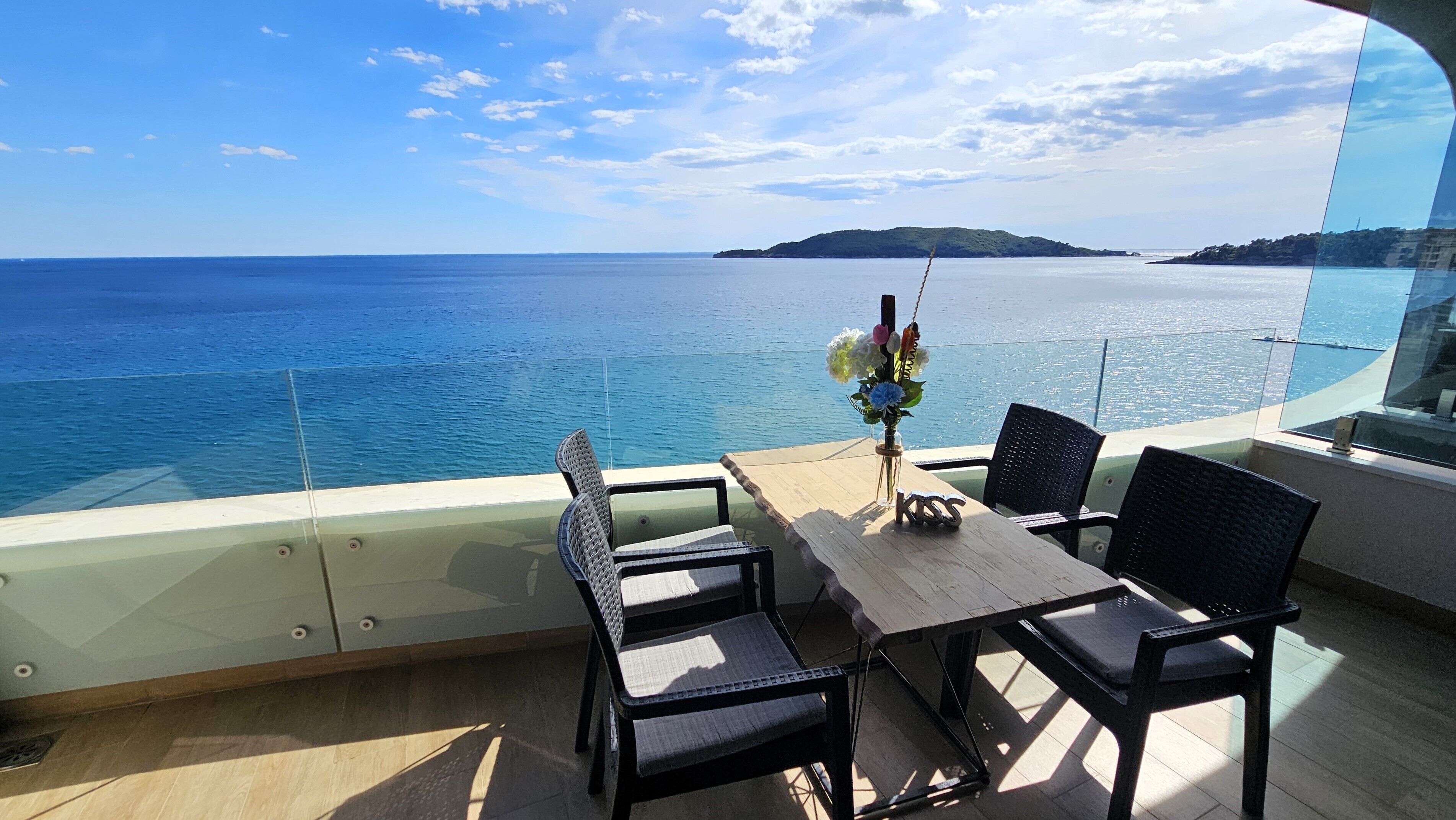 Panoramic Suite, Balcony, Sea View | Balcony view