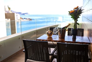 Uitzicht vanaf balkon