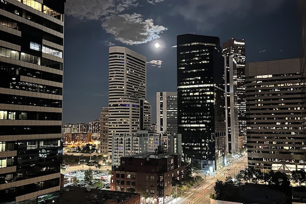 City view from living room