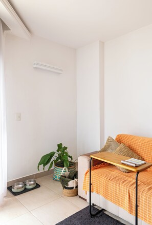 Apartment | Living area - Flat com piscina vista-mar em Santos (Santos)
