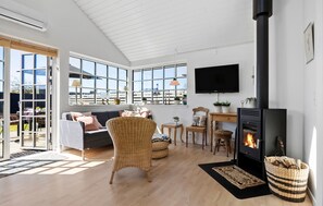 TV connectée, cheminée