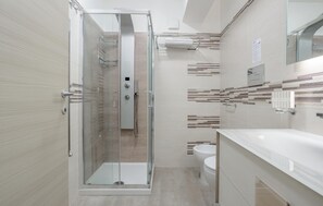 Shower, hair dryer