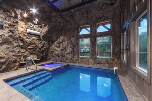 Indoor pool, a heated pool