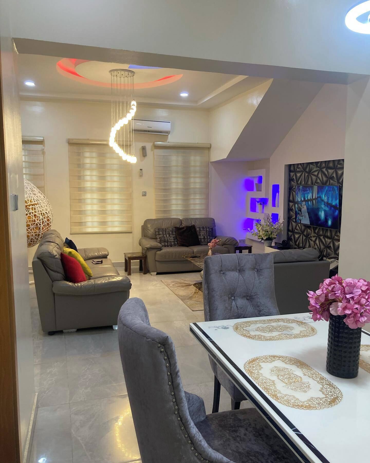 Apartemen Ekonomi, balkon, pemandangan kota | Area keluarga