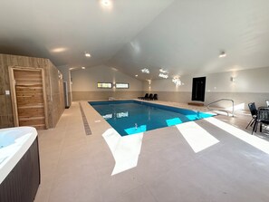 Indoor pool, a heated pool