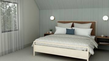 6 makuuhuonetta, silitysrauta/-lauta, ilmainen Wi-Fi, vuodevaatteet