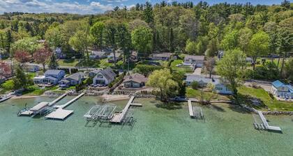 NEW! Beautiful Torch Lake House with Beach Access