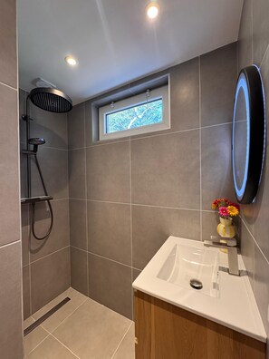 Douche, papier de toilette