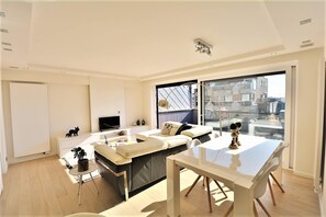 Apartment | Living area - Penthouse in Knokke Near the Beach (Knokke-Heist)