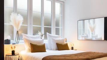 1 soverom, strykejern/-brett, reiseseng for barn og wi-fi