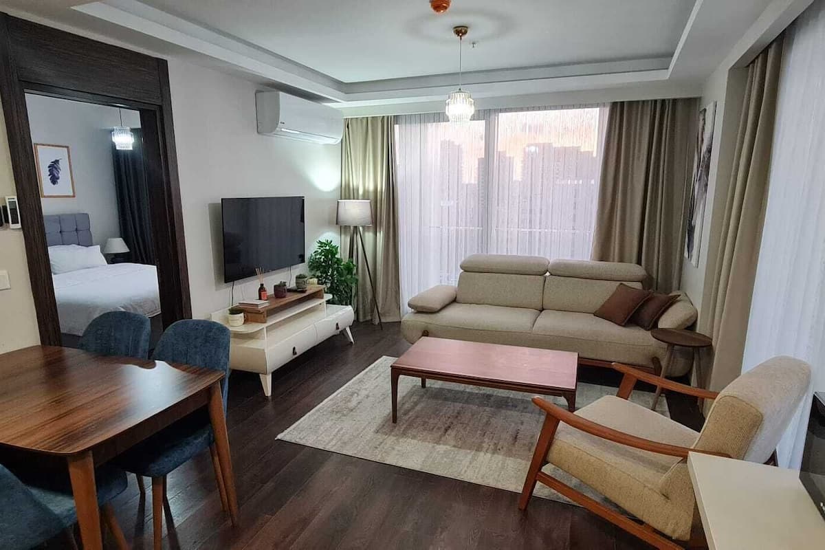 Honeymoon Apartment | 1 bedroom, in-room safe, blackout curtains, iron/ironing board